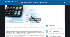 Desktop Screenshot of martincohencpa.com