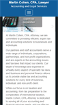 Mobile Screenshot of martincohencpa.com